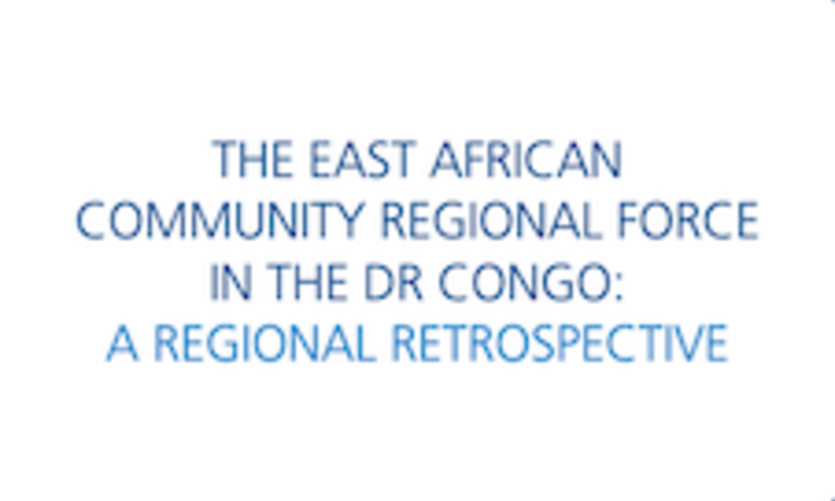 The East African Community Regional Force in the DR Congo