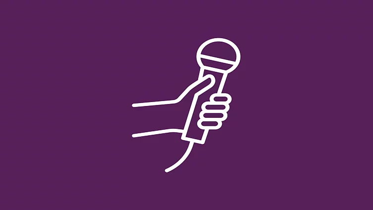 The FES icon shows a white hand holding a microphone.