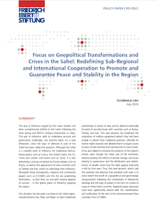 Focus on Geopolitical Transformations and Crises in the Sahel